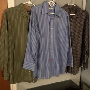Mens Pristine Designer Shirt Bundle -Great Deal! L